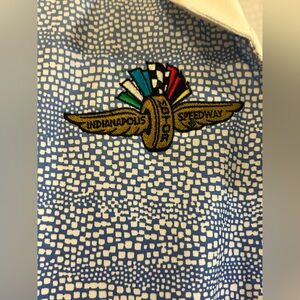 Nike Women's Blue Sleeveless Polo Top Small NWT Indy Motor Speedway Official